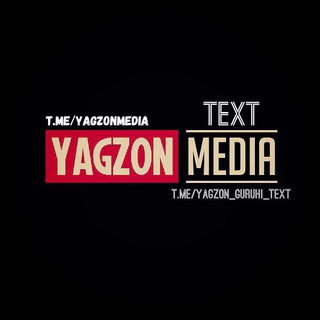 Логотип канала yagzon_guruhi_text