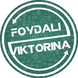 Логотип канала foydali_viktorina