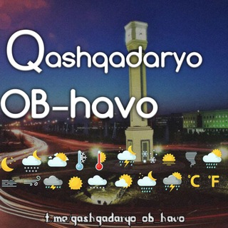 Логотип канала qashqadaryo_ob_havo