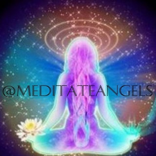 Логотип канала meditateangels