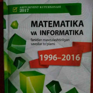 Логотип канала matematikadan_darslik_yechimlari