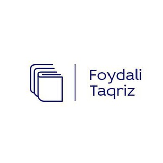 Логотип канала foydali_taqriz