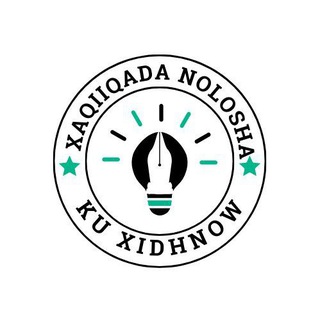 Логотип канала xaqiiqadanolosha