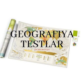 Логотип канала geografiyadantestlar