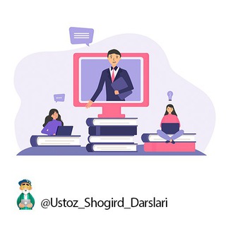 Логотип канала ustozshogird_darslari