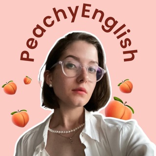 Логотип канала peachyEng