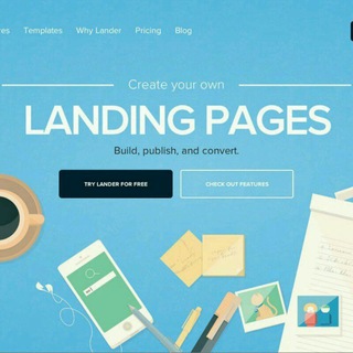 Логотип канала landingpagebuilder