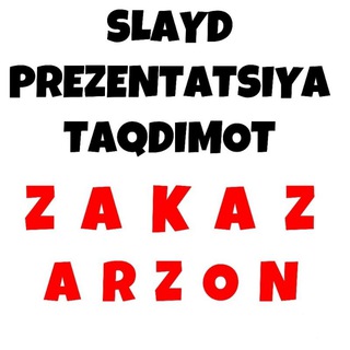 Логотип канала Slayd_Prezentatsiya_Taqdimot