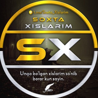 Логотип канала soxta_xislarim