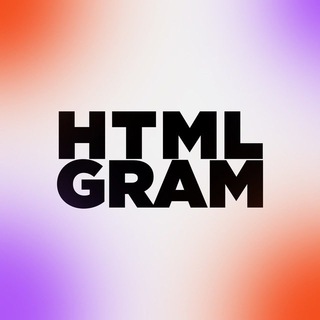 Логотип канала htmlgram1