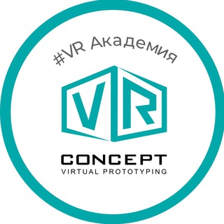 Логотип канала academy_vr_concept