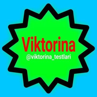 Логотип канала viktorina_testlari