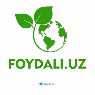 Логотип канала foydali_uz