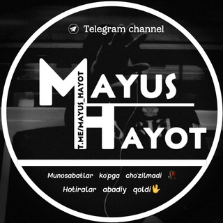 Логотип канала mayus_hayot