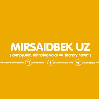 Логотип канала mirsaidbekuz