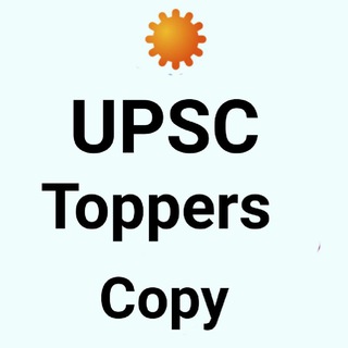 Логотип канала upsc_copy_toppers