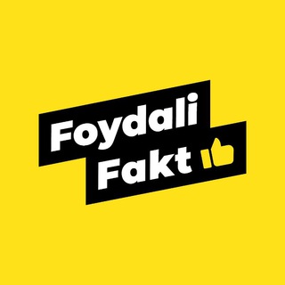 Логотип канала foydali_fakt