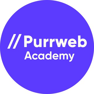 Логотип канала purrweb_academy