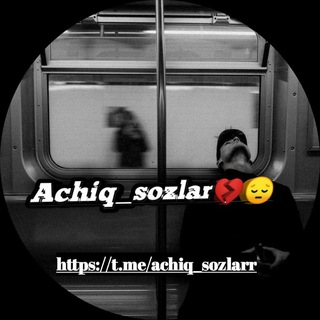 Логотип канала achiq_sozlarr