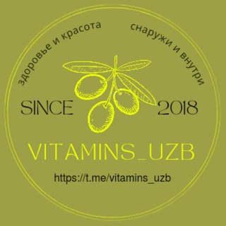 Логотип канала vitamins_uzb