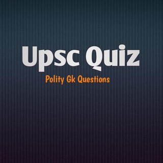 Логотип канала upsc_polity_constitution_gk_quiz