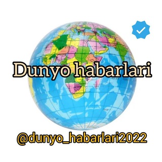 Логотип канала dunyo_habarlari2022