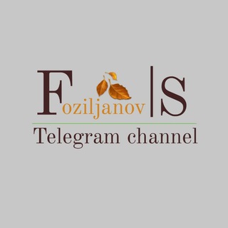 Логотип канала foziljanovs