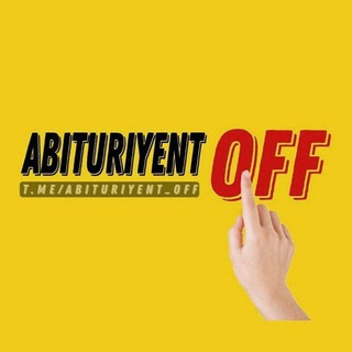 Логотип канала abituriyent_off