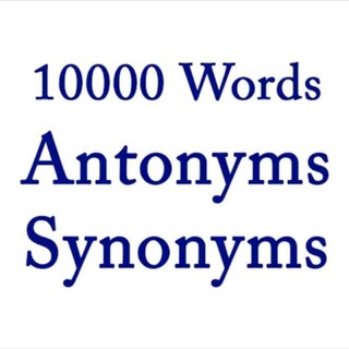 Логотип канала antonyms_synonyms_for_ssc