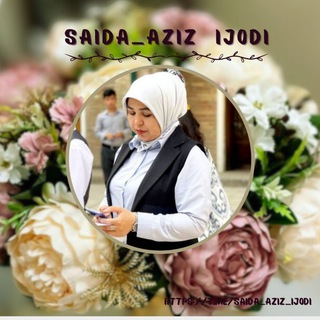 Логотип канала saida_aziz_ijodi