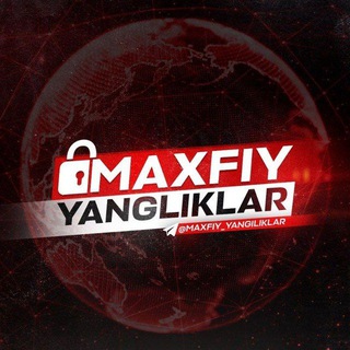 Логотип канала maxfiy_yangiliklar