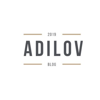 Логотип канала adilovblog