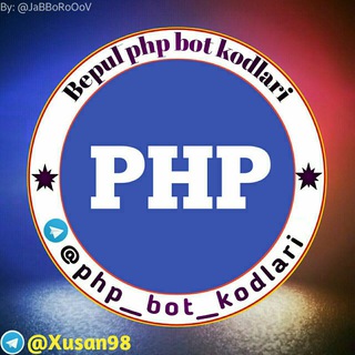 Логотип канала php_bot_kodlari