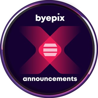 Логотип канала byepixannouncements