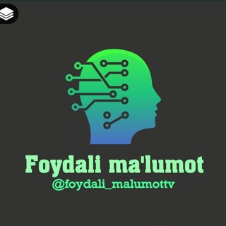 Логотип канала foydali_malumottv