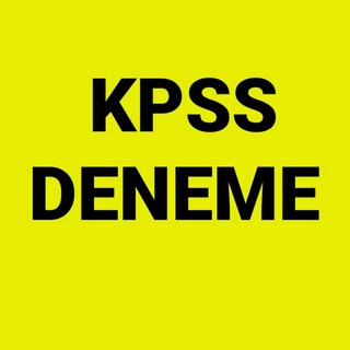 Логотип канала kpssdenemee