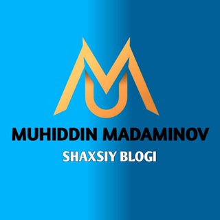 Логотип канала madaminov_blogi