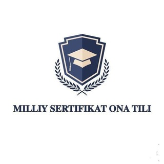 Логотип канала milliy_sertifikat_ona_tilidan