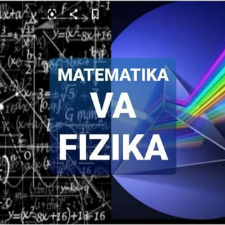 Логотип канала matematika_fizika_hojiakbar