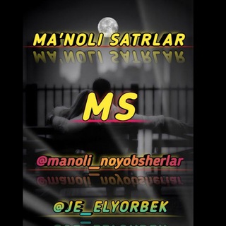 Логотип канала manoli_noyobsherlar