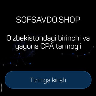 Логотип канала sofsavdo_shop_namuna