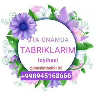 Логотип канала ota_onamga_tabriklarim