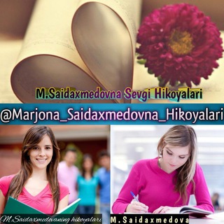 Логотип канала marjona_saidaxmedovna_hikoyalari