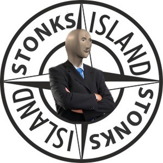 Логотип канала stonks_island