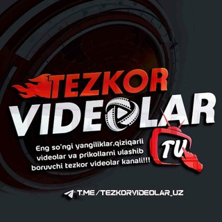 Логотип канала tezkorvideolar_uz