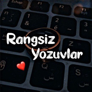 Логотип канала rangsiz_yozuvlar1