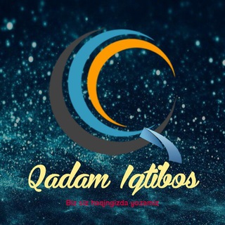 Логотип канала Qadam_iqtibos