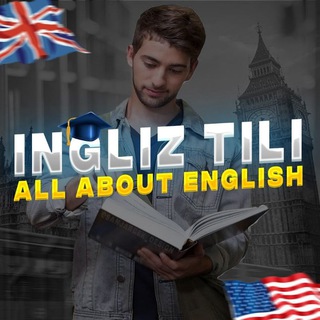 Логотип канала ingliz_tili_all_about_english