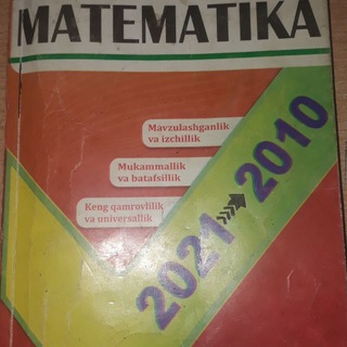 Логотип канала mega_matematika_yechimlari_n1