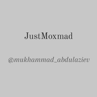 Логотип канала justmoxmad